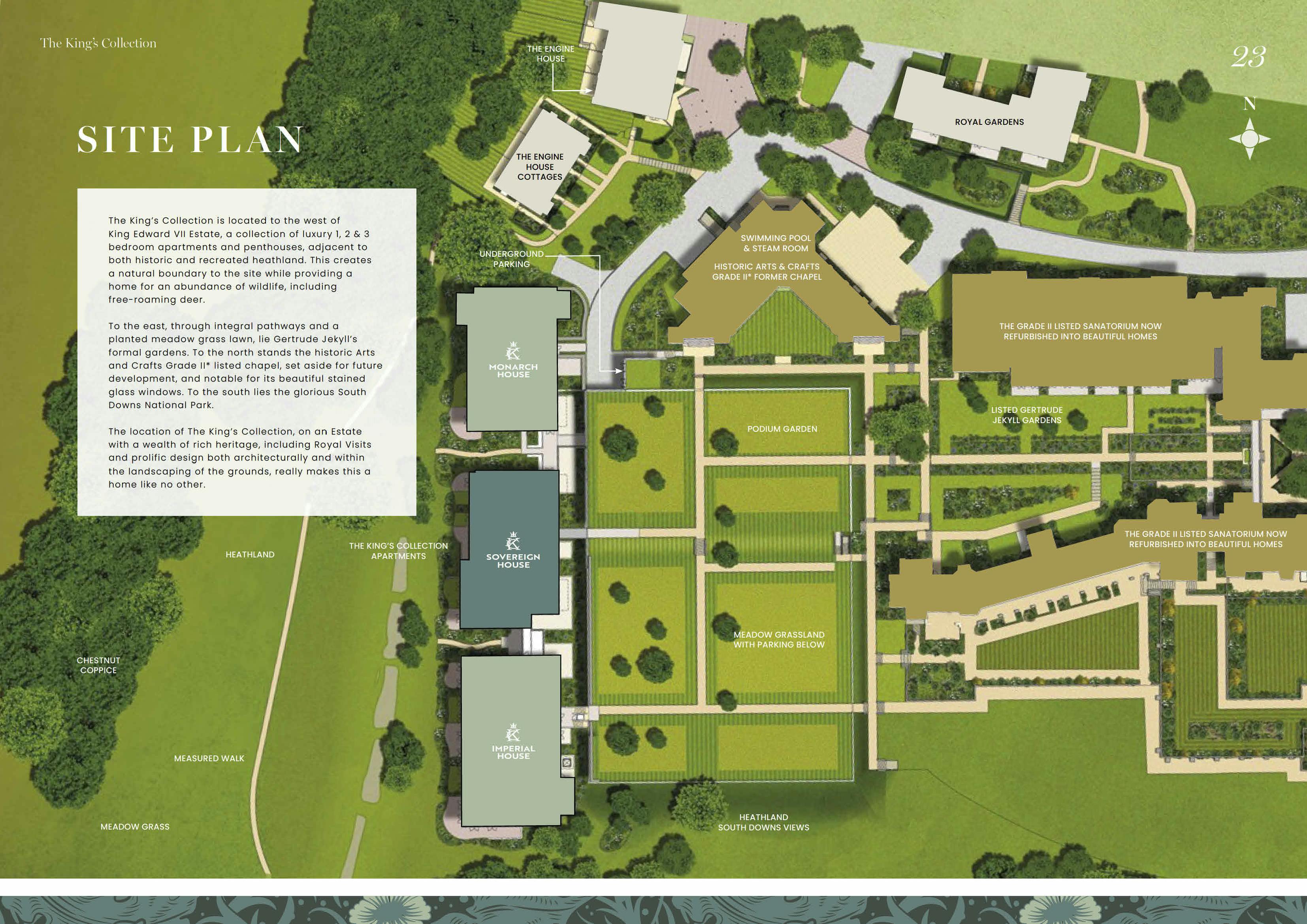 Caption: a map of the site plan for a new school