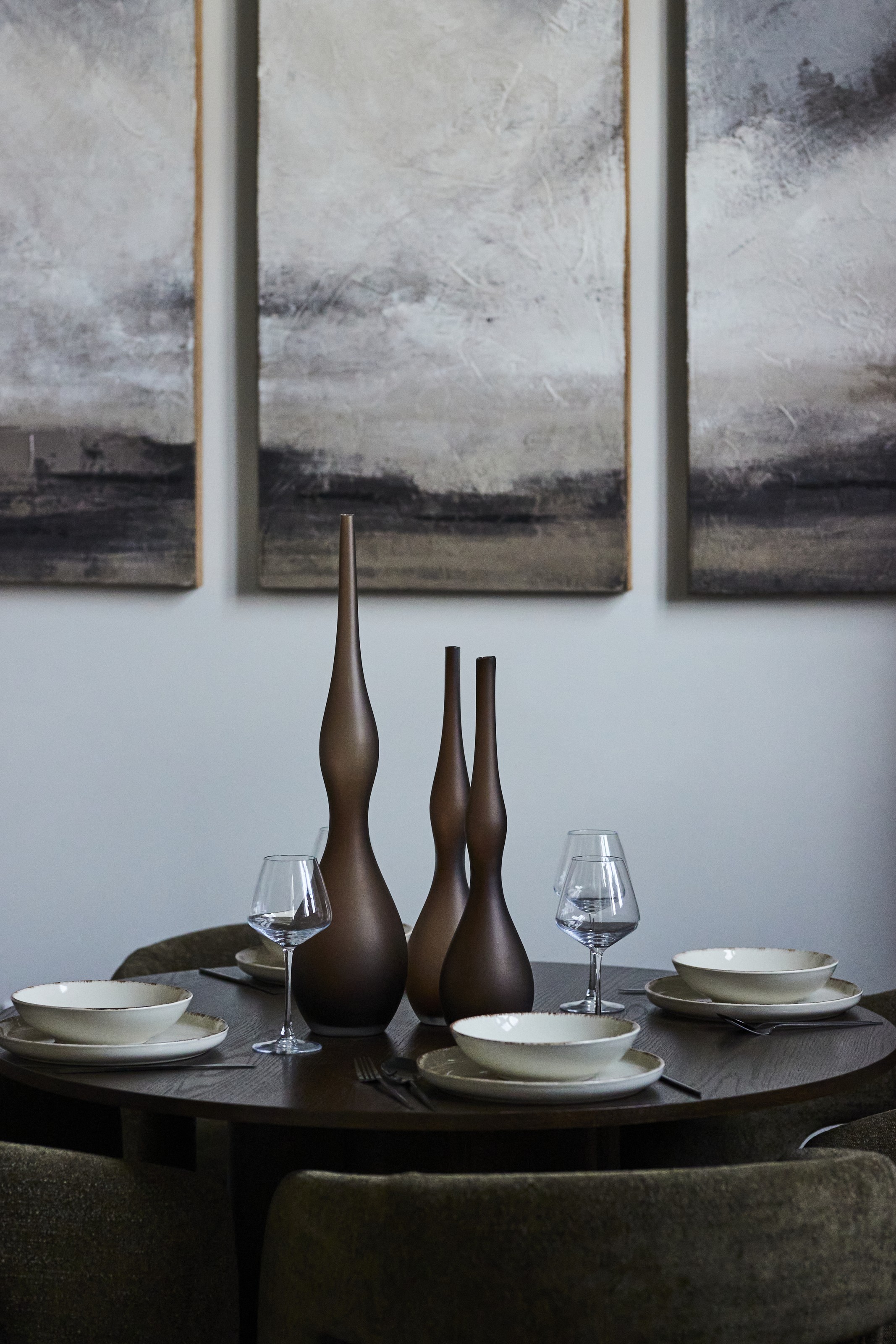 A beautifully set table