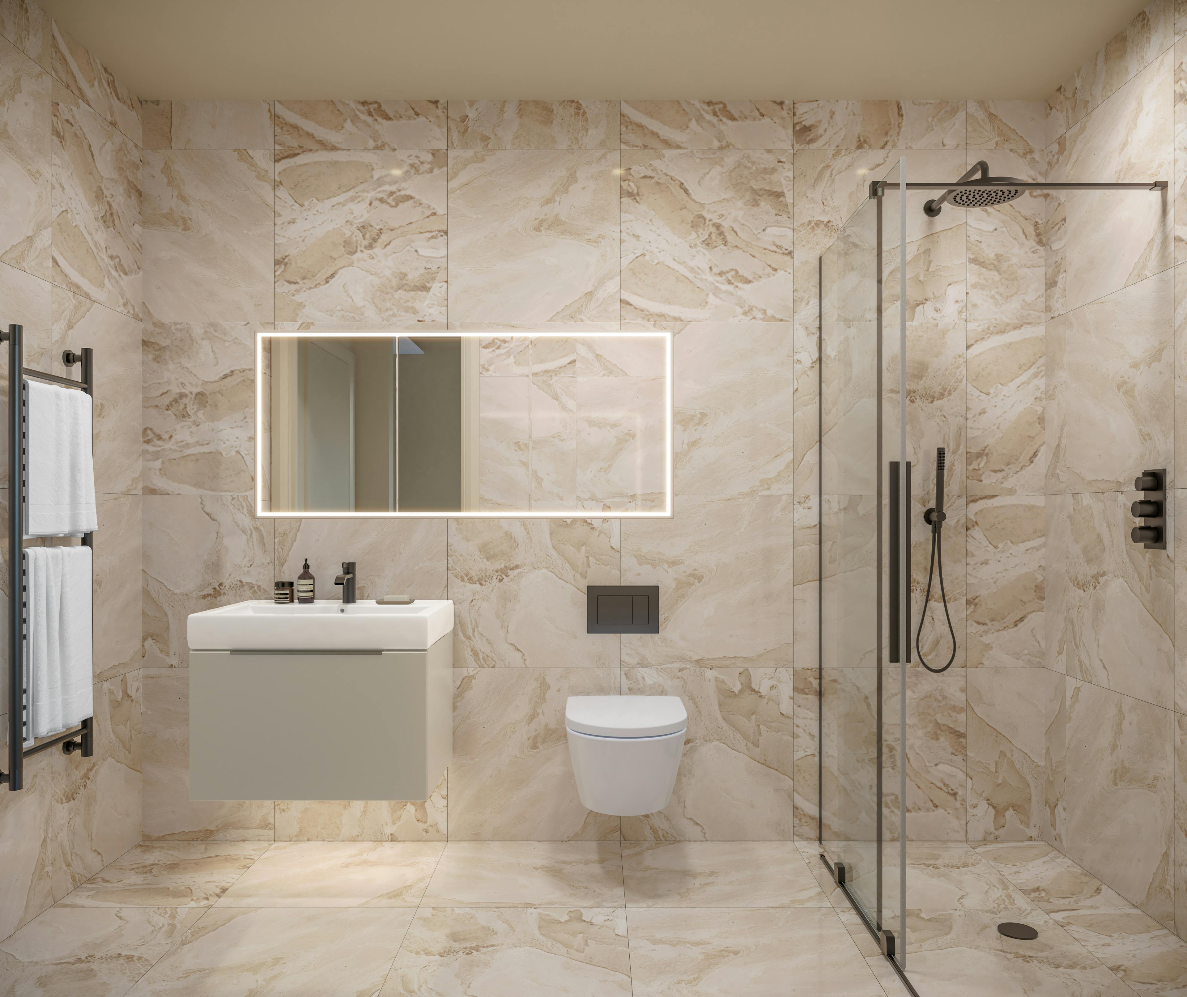 Bathroom CGI at Bath Press