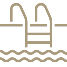 Caption: a line drawing of a swimming pool