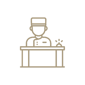 Caption: a man standing at a podium with a microphone