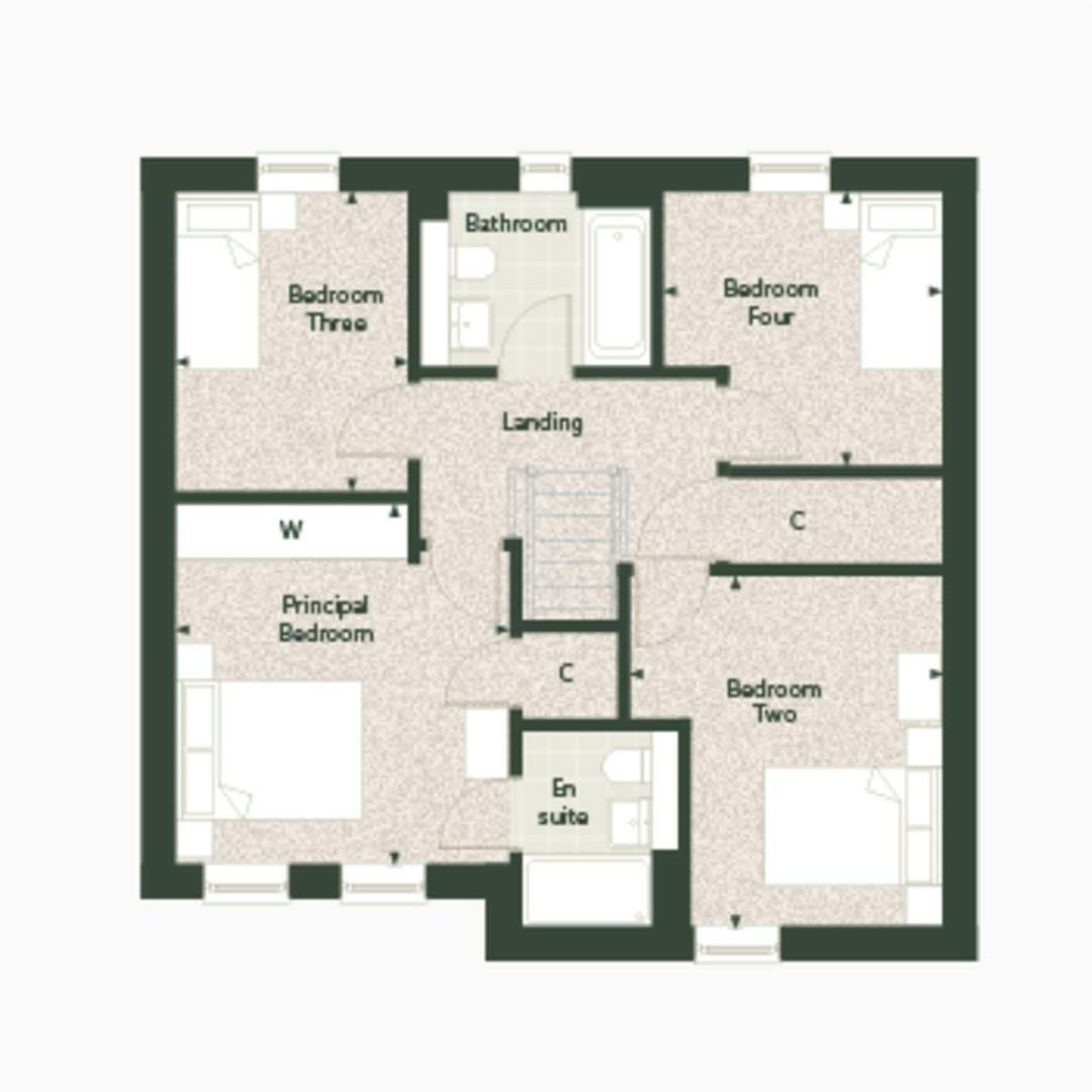 Caption: a floor plan of a two bedroom apartment