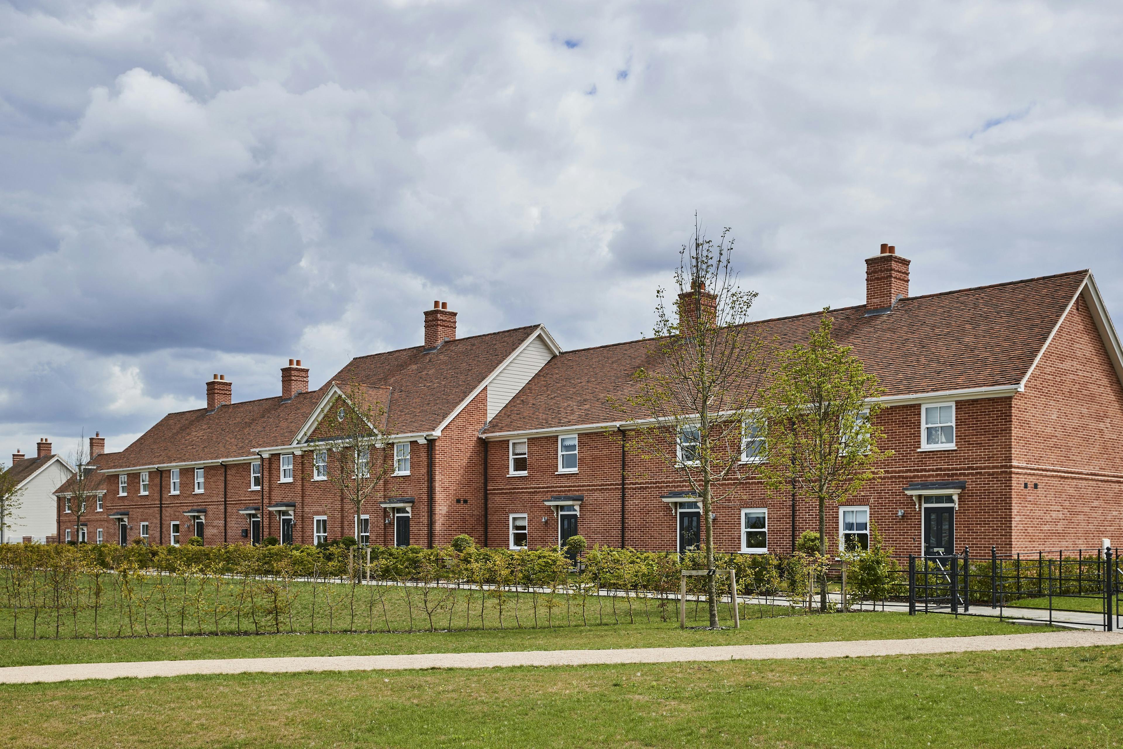 A row of terrace houses