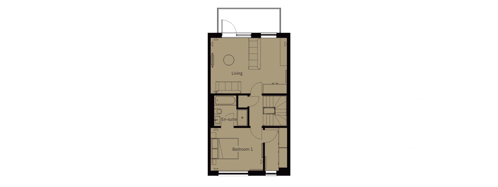 Caption: a floor plan of a two bedroom apartment