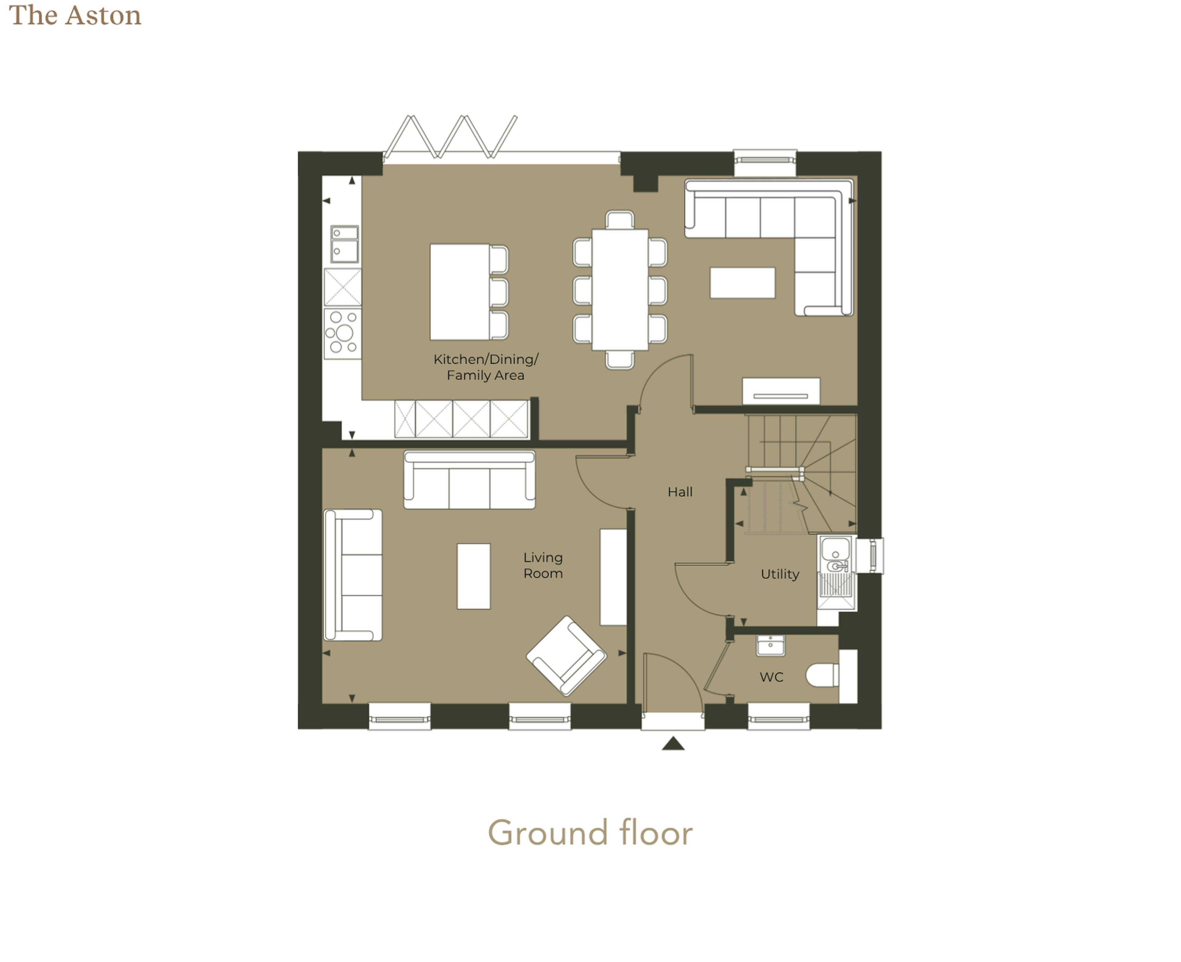 Caption: a floor plan of a two bedroom apartment