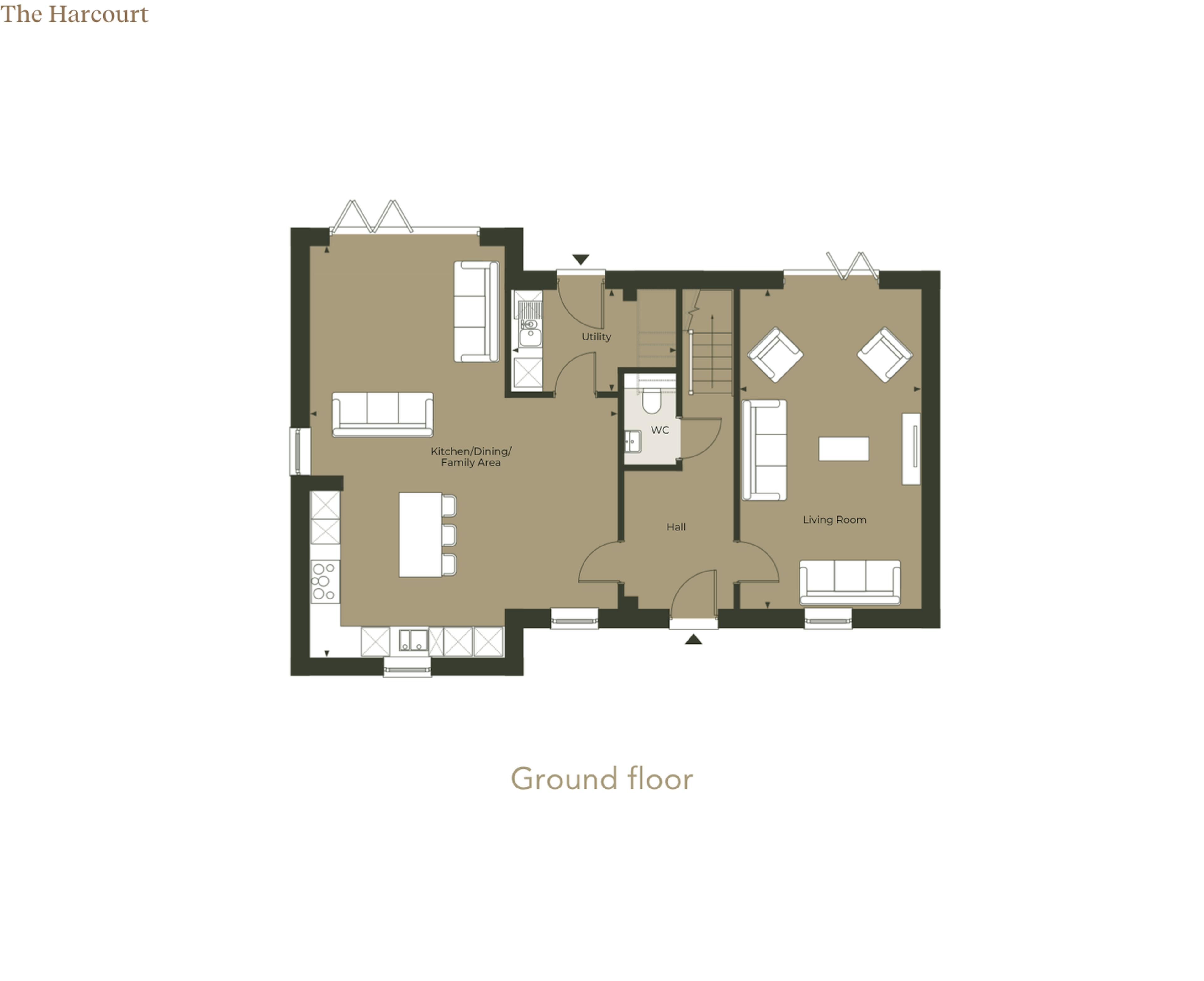 Caption: a floor plan of a two bedroom apartment