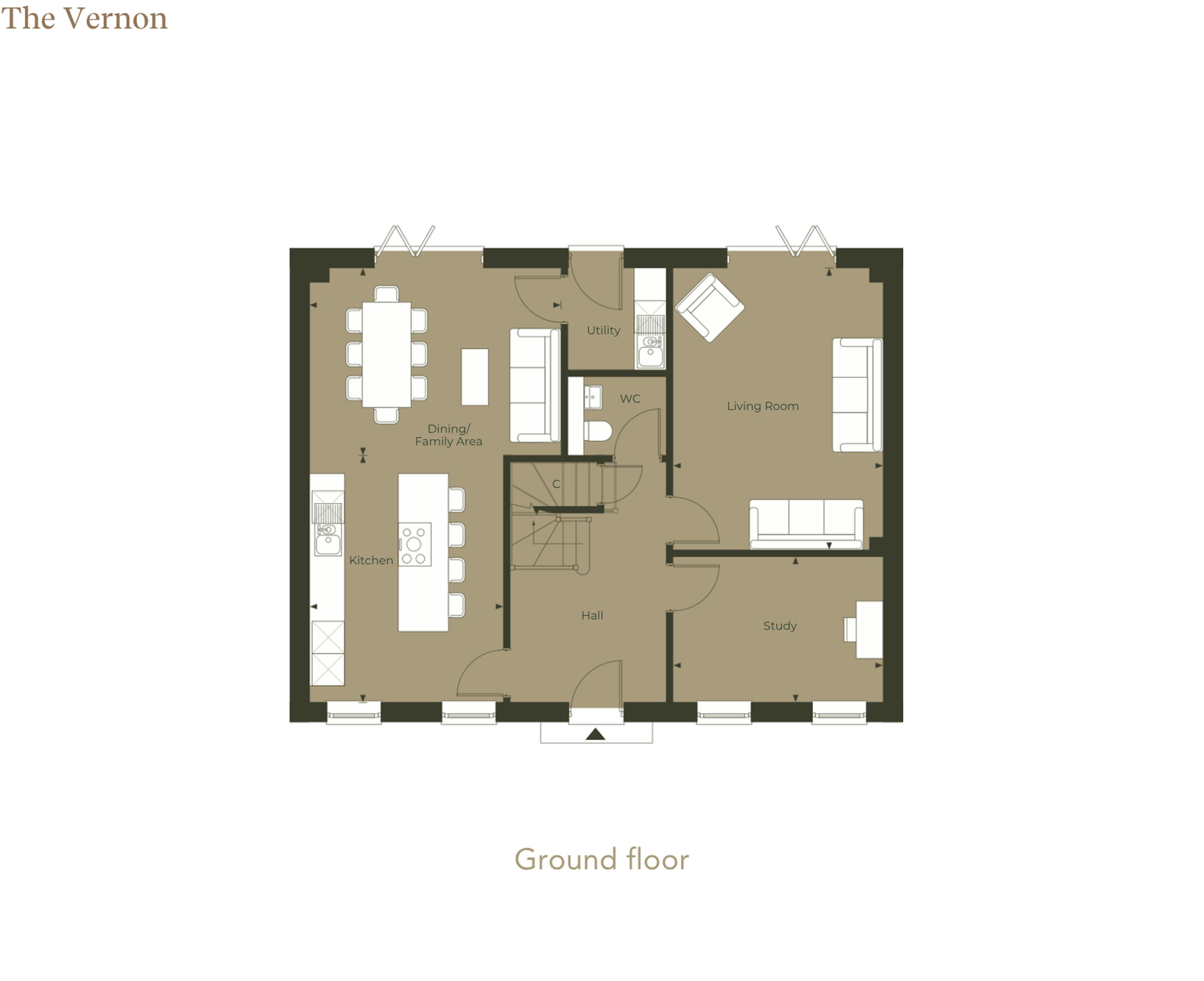 Caption: a floor plan of a two bedroom apartment