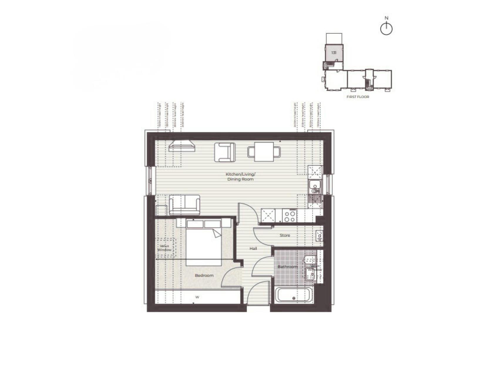 Caption: a floor plan of a two bedroom apartment
