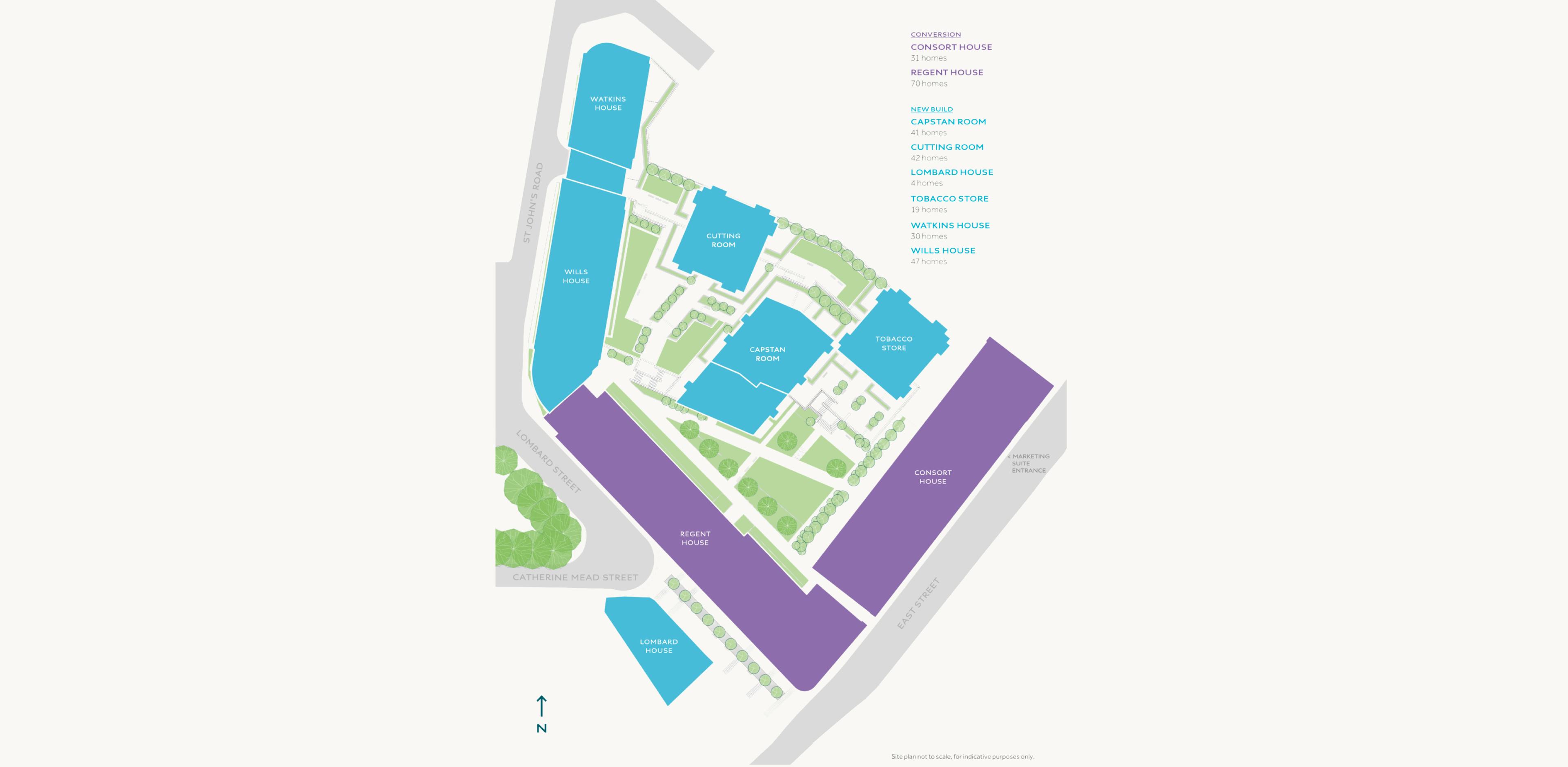 Caption: a map of a city with lots of buildings