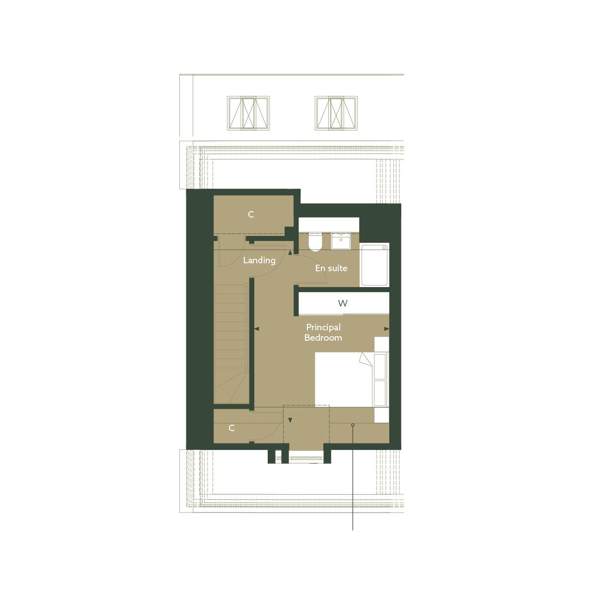Caption: a floor plan of a two bedroom apartment