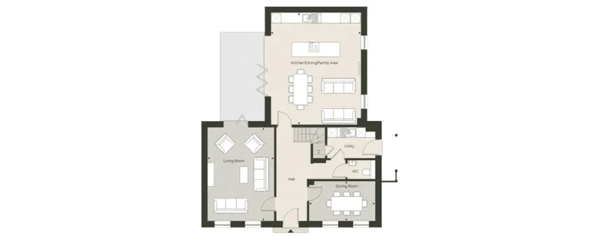 Floor Plan of the ground floor