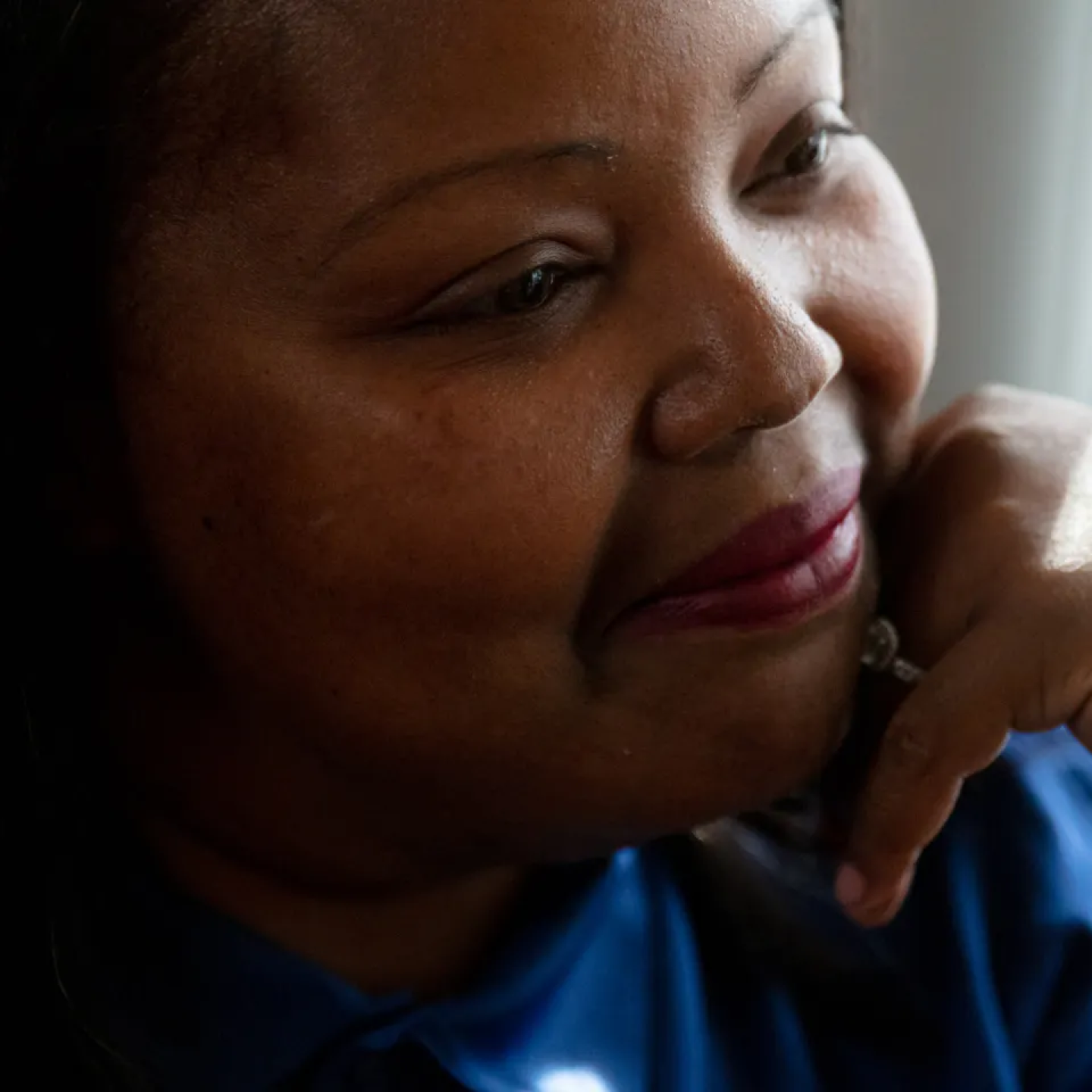 Image of a woman smiling