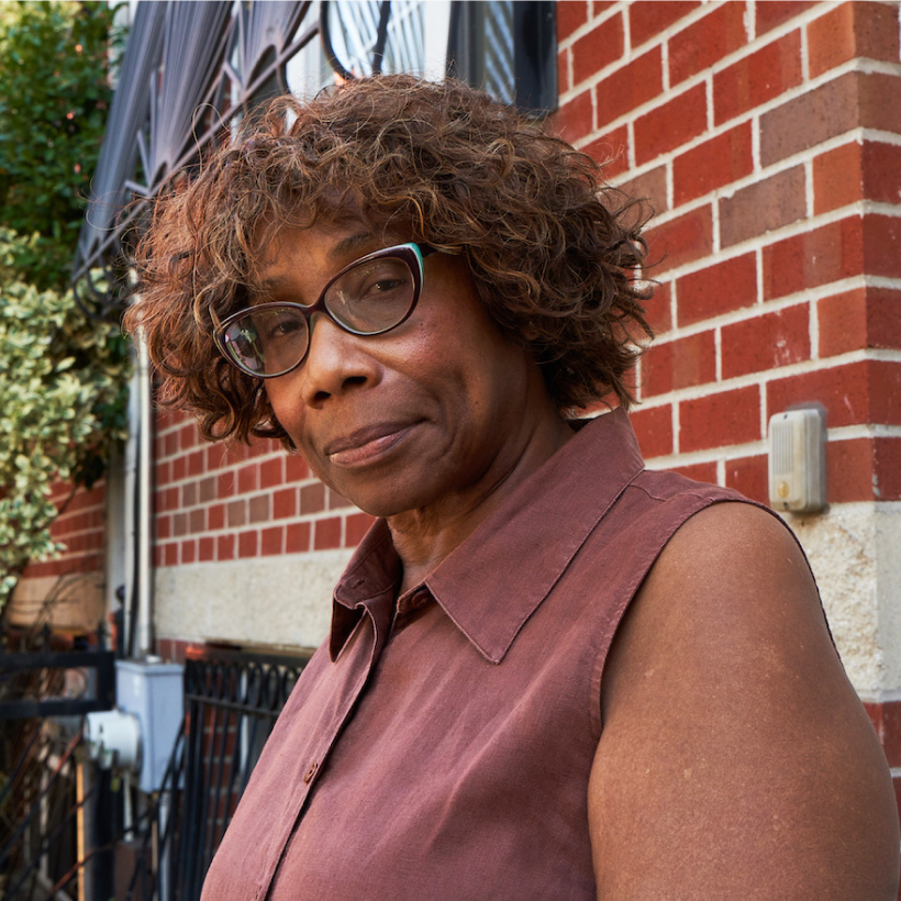 Photo of a woman wearing glasses.