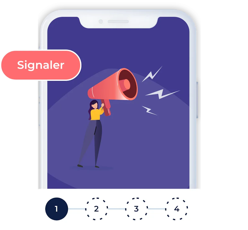 Signalement d’incidents dans l’application mobile Citymag
