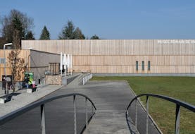 Holzgebäude Römermuseum Vallon