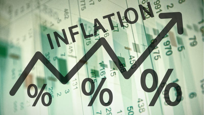 image of rising inflation.