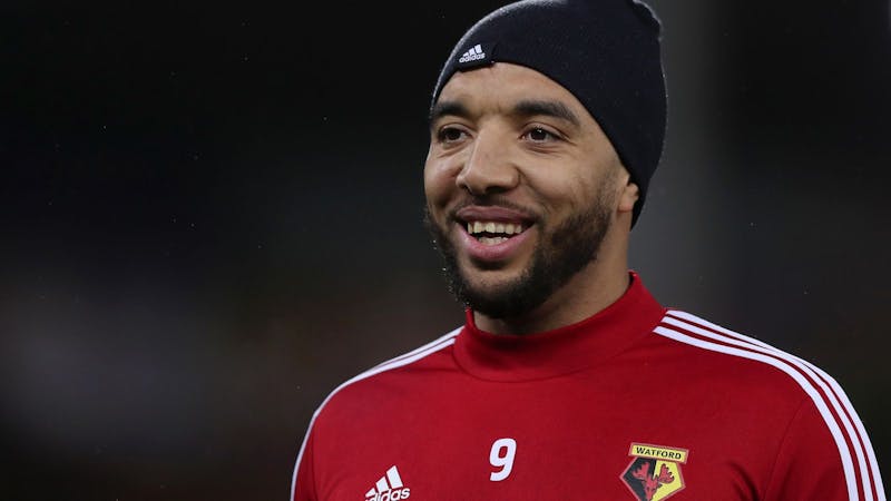 Watford captain Troy Deeney in training for the first time