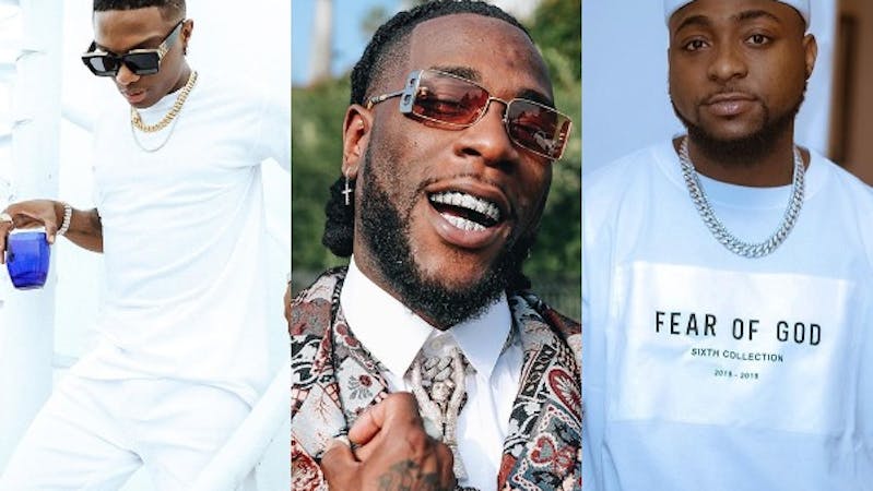 Wizkid Davido, Burna Boy