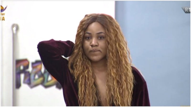 Erica, Former BBnaija housemate for 2020, who was disqualified for breaking some house rules.