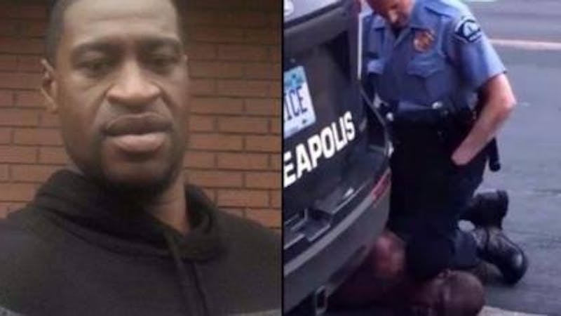 George Floyd, the young African American who died from police chokeholding in Minnesota