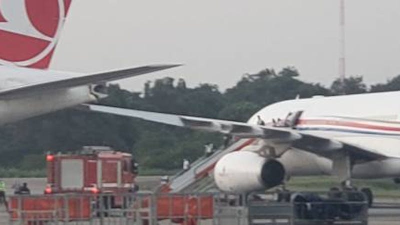 Planes that collided in Murtala Mohammed Airport Lagos