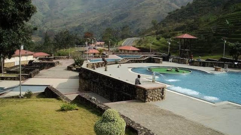 The poolside at obudu cattle ranch