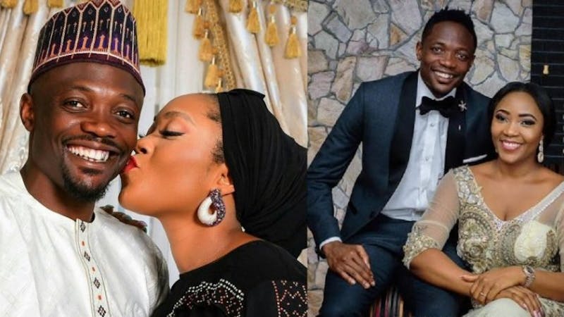 Ahmed Musa under attack for sharing loved-up photo with wife