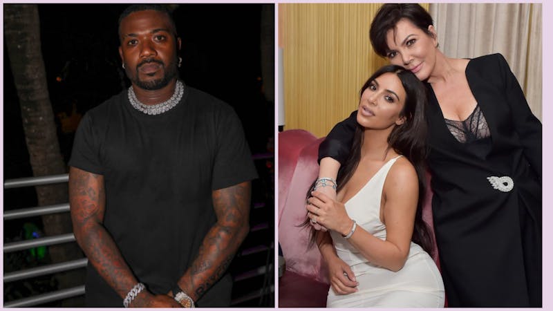Ray J, Kim and Kris Jenner