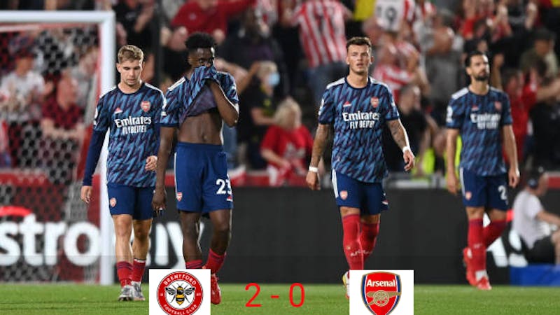 Brentford defeated Arsenal 2-0 on the opening day of the 2021/2022 English Premier League season