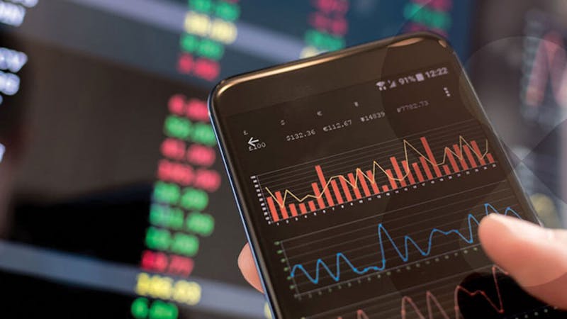 Metatrader mobile frame.