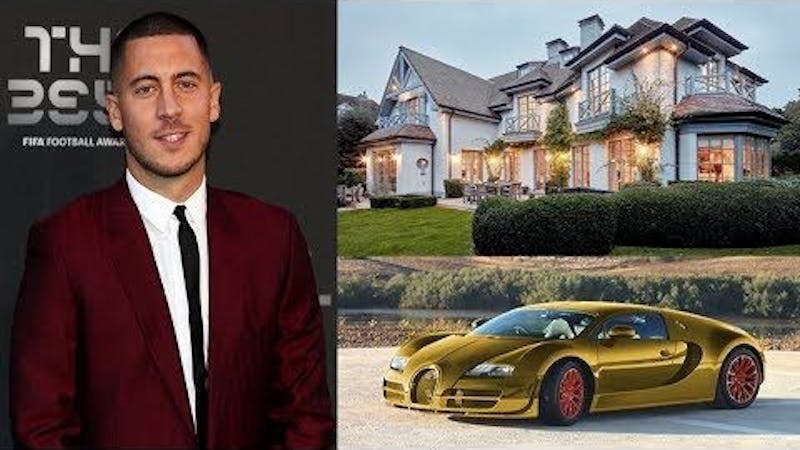 Eden Hazard is the number 9 richest footballer in the world