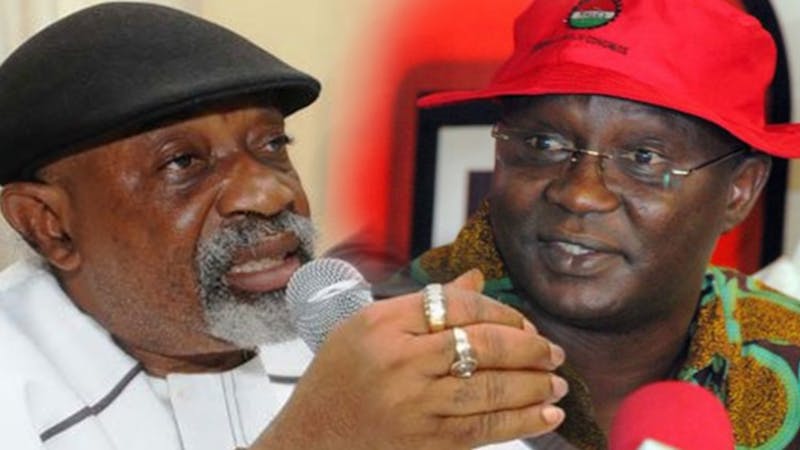 Minister of Labour and Employment, Chris Ngige meets with NLC and TUC to resolve issues surrounding impending strike action
