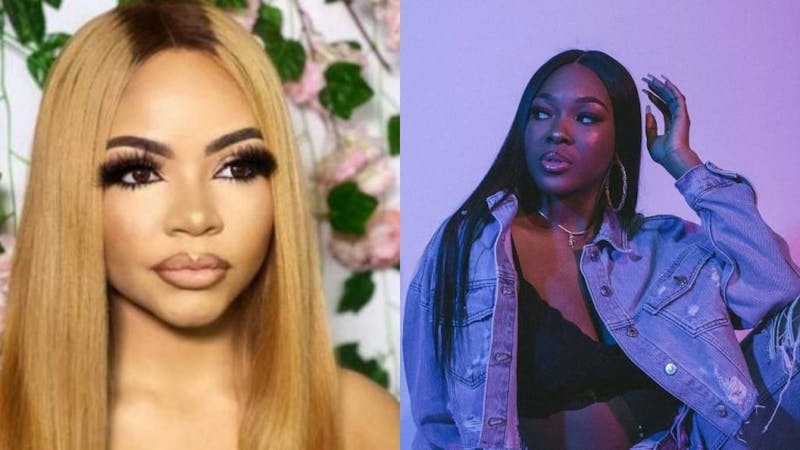 Nengi and Vee of the BBNaija house who engaged in a heated argument