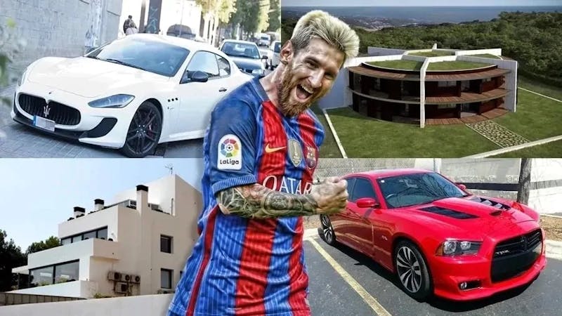 Barcelona club captain and legend Lionel Messi is the third richest footballer in the world