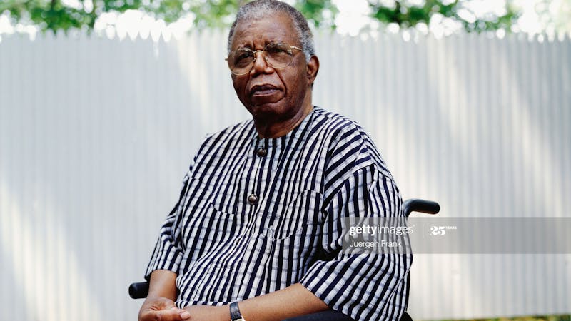 Abert Chinua Achebe, the novelist and African Literary icon with many literary awards
