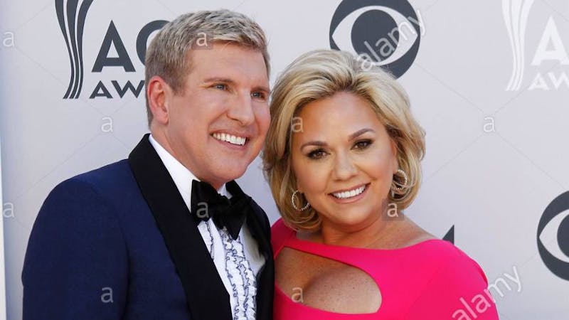 Realty TV star Toddy Chrisley and his wife