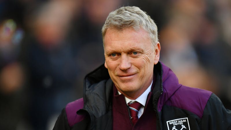 David Moyes smiles as he records a win with West Ham United