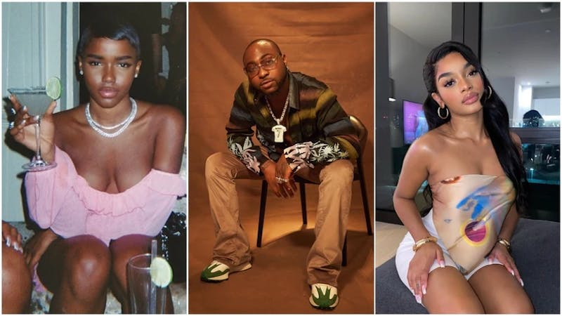 Kenza (right) alleged that her friend Eva (right) had an affair with Davido.