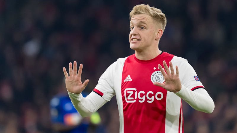 Manchester United are on the verge of signing Donny Van de Beek