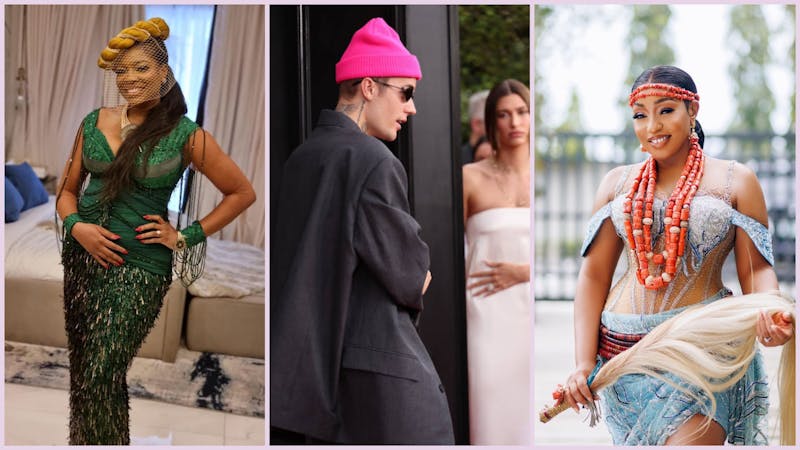 Kemi Adetiba, Justin Bieber and Rita Dominic Anosike