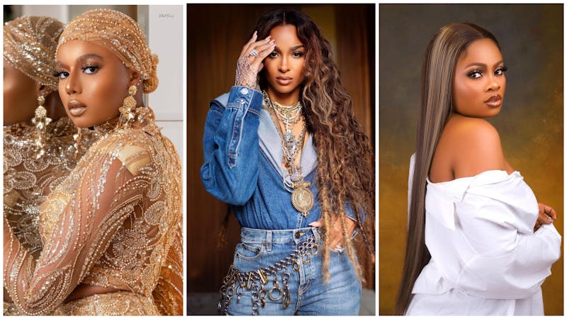 Nancy Isime, Ciara and Tega Dominic