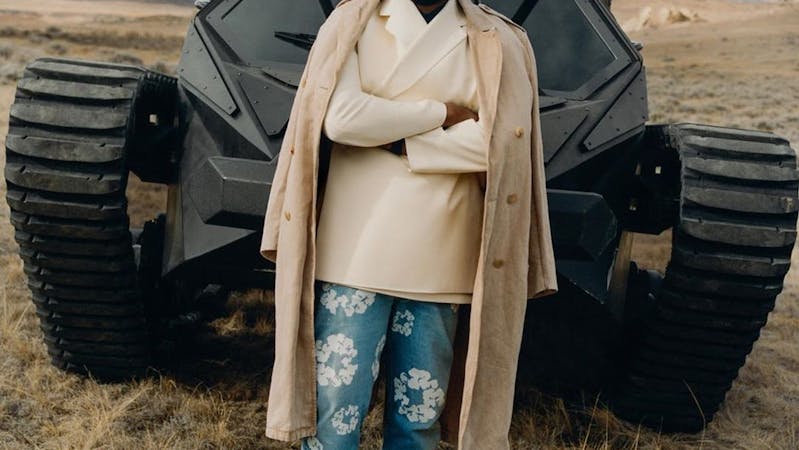 American Rapper and businessman Kanye West.