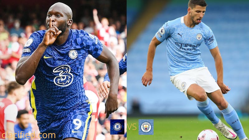 Complete football analysis in the match between Chelsea and Manchester City at Etihad Stadium