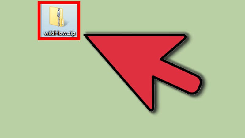 How to create zip file on windows step 3: wait for d folder to be created