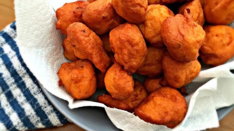 Well-prepared akara (bean cake)