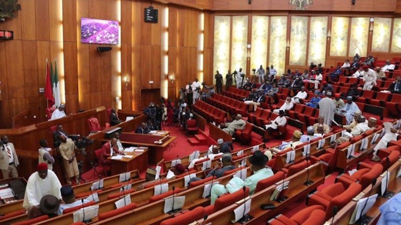 The Senate in a plenary session