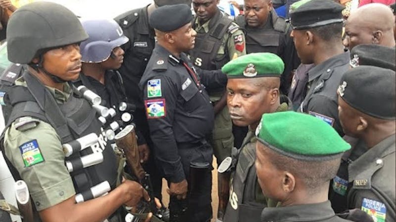 Police said hoodlums killed two officers and invaded many stations in Lagos