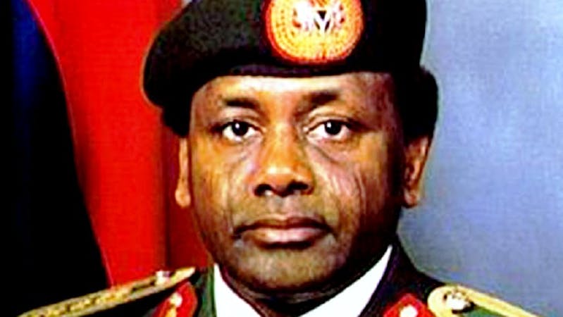 Former Nigerian head of state General Sani Abacha