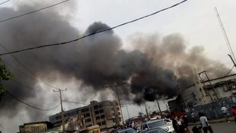 Fire razes filling station, 30 shops, in Oyo