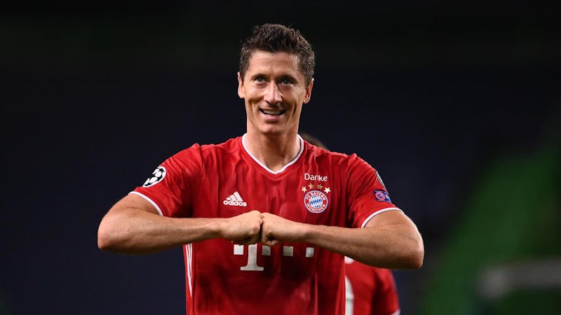 Robert Lewandowski has set a Champions League record